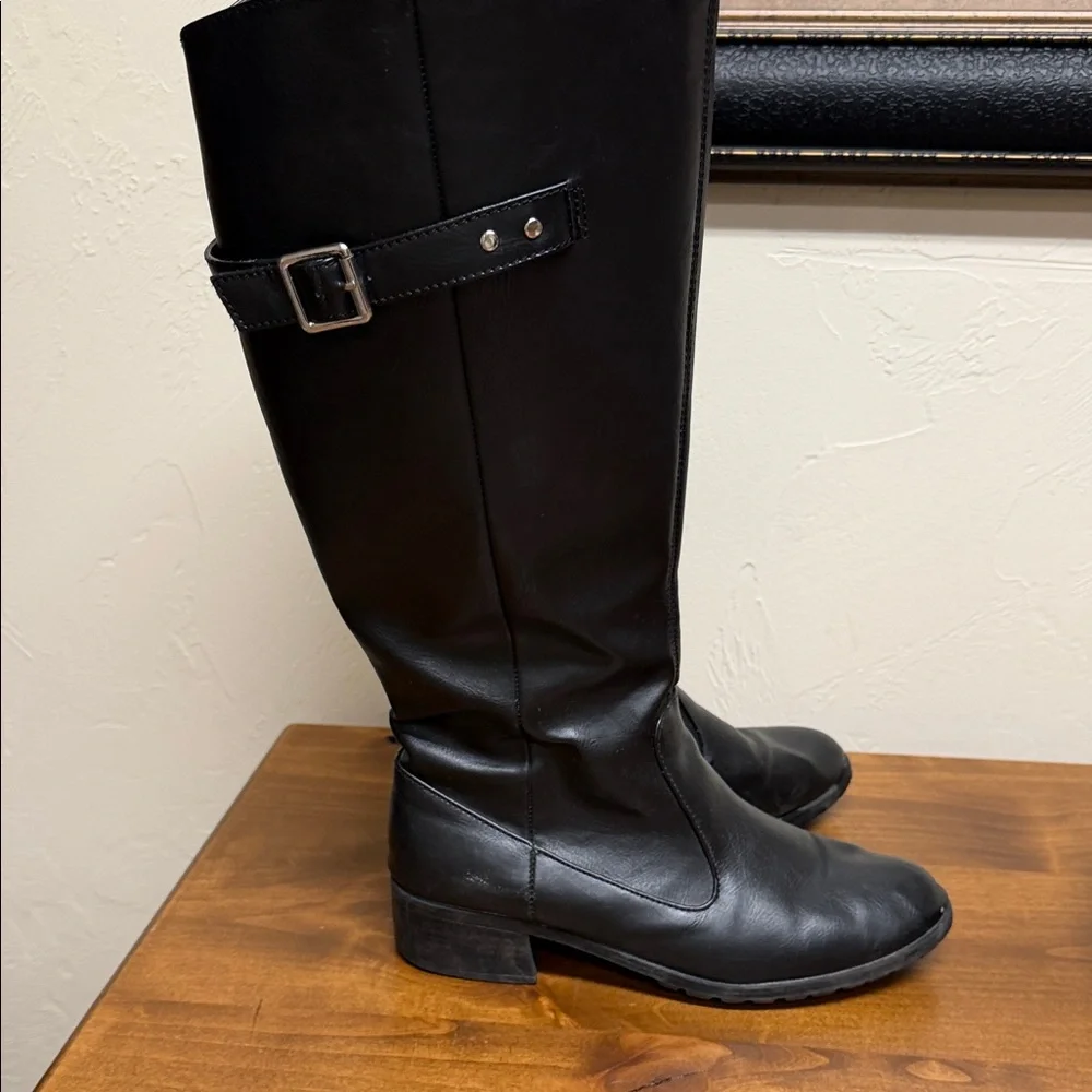 Women's Black Tall Riding Boots